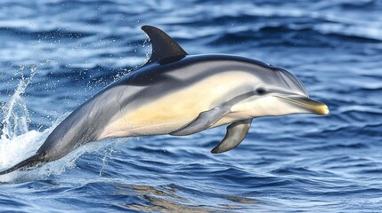 Fototapeta premium Dolphin Jumping Ocean Marine Life