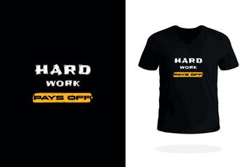 Hard Work Pays Off Athletic Tee
