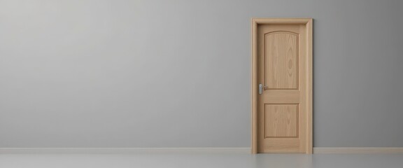  Isolated Interior Door Elegant and Subtle Presentation for Design Mockups