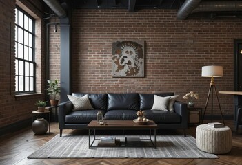  Urban Loft with Raw Materials and a Modern Industrial Aesthetic