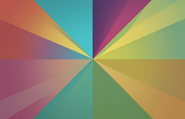 Fototapeta premium Pastel Color Gradient with Geometric Framing
