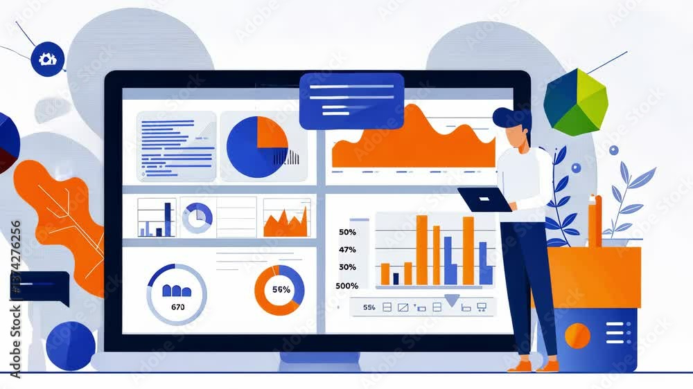 Poster explore data visualization techniques with gen alpha turbo m for effective analytics and insights