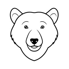 polar bear head