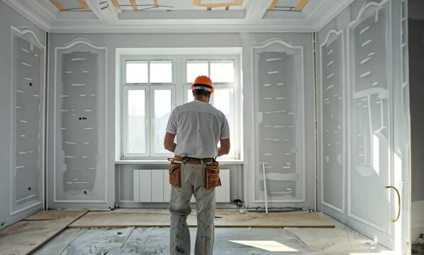 Gen Alpha Turbo M renovation demonstration in a modern interior with drywall installation