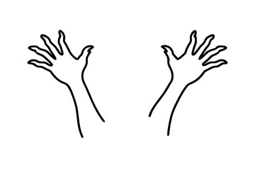 hands vector illustration