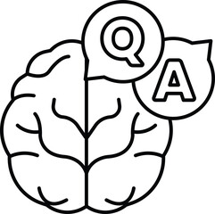 brain with two different halves