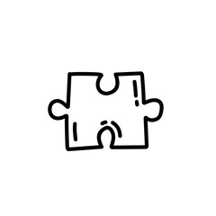 hand drawn puzzle lines