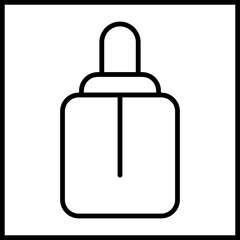 Obraz premium Face Serum Icon Design