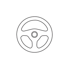 vector illustration of a driving wheel