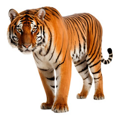 Naklejka premium Bengal Tiger Walking Towards the Viewer