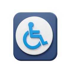 Handicap Accessibility Icon Signage for Universal Access