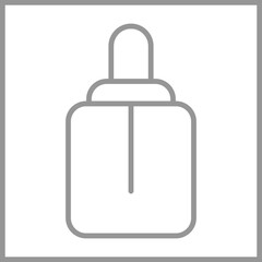 Fototapeta premium Face Serum Icon Design