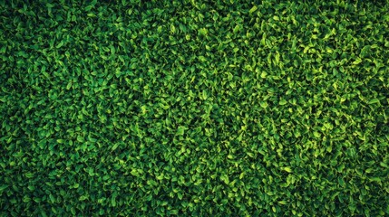 Dense Green Leaves Pattern Forming Natural Textured Background for Wallpapers