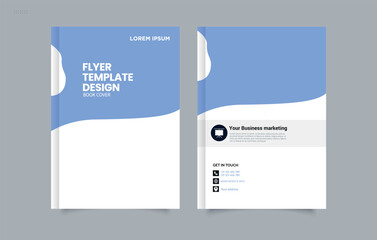 Wave. Set Abstract blue geometric modern annual report flyer Brochure leaflet, the presentation cover, magazine advertising. cover with an abstract background.