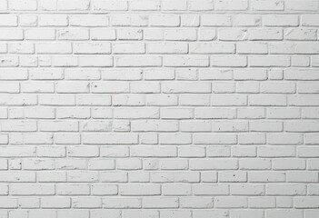  Clean, expansive white brick wall texture. Lightly distressed finish. Provides a calming, even surface for various creative