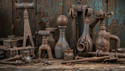  A Nostalgic and Evocative Portrait of History, Captured in the Beauty of Worn and Weathered Objects