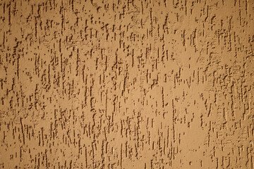 A tan wall displays a detailed texture with varying patterns, illuminated by soft natural daylight. The surface showcases earthy tones, creating a warm ambiance