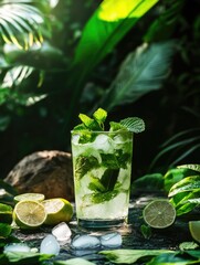 Refreshing Mojito in the Jungle