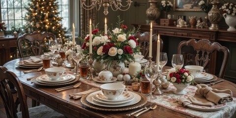  Nostalgic Holiday Table Celebrating Timeless Traditions