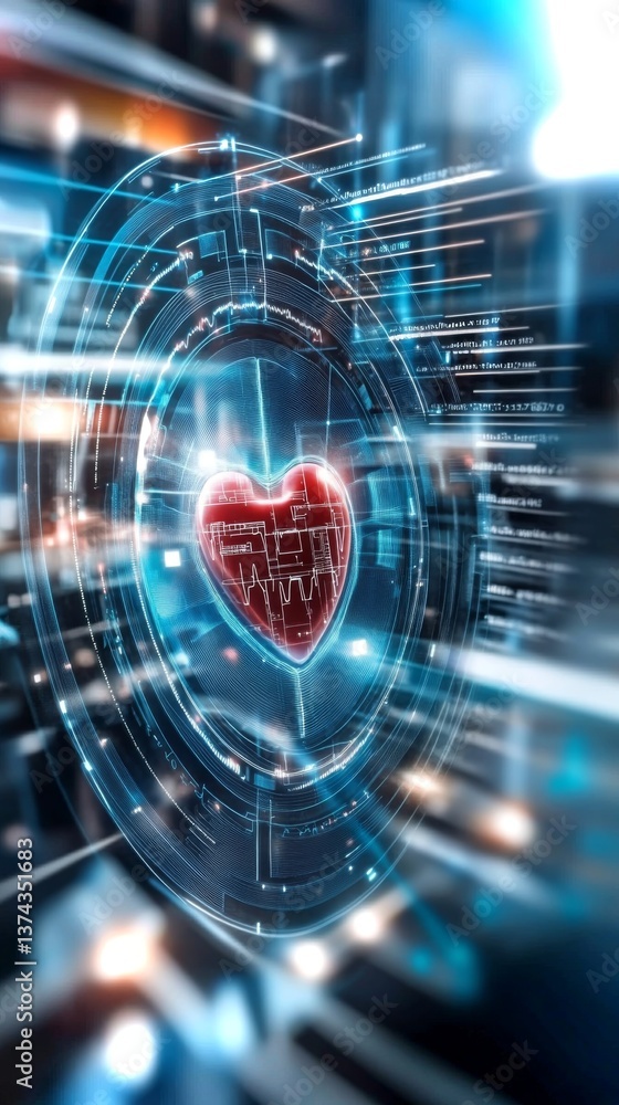 Poster ai algorithms analyze ecg data for advanced health monitoring and diagnostics
