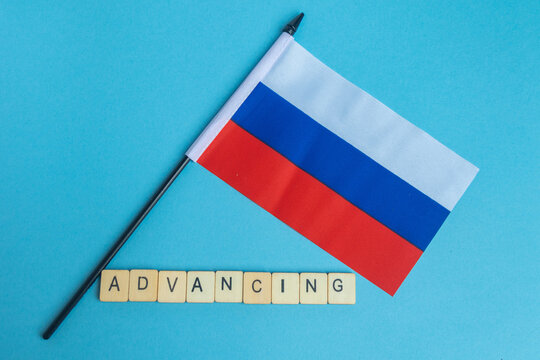 The Russian Flag - Powered by Adobe