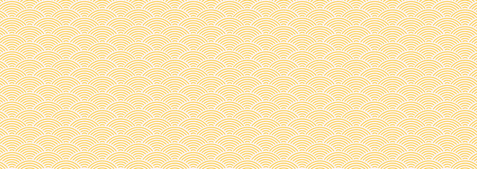 Abstract wave graphic. Japanese wave seamless pattern background. Decorative wallpaper. Oriental pattern design vector. Geometric and ornamental design. 