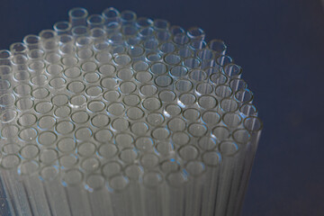Glass texture product close up