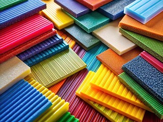 Fototapeta premium ABS Plastic Texture Closeup, High Resolution
