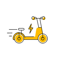 scooter in motion icon