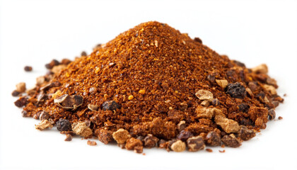 Berbere spice on white background