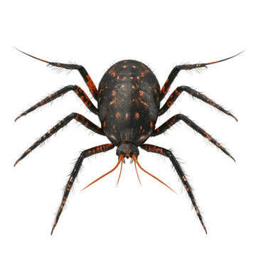 3D icon of Dendrobaena veneta (Euro nightcrawler) isolated on transparency background