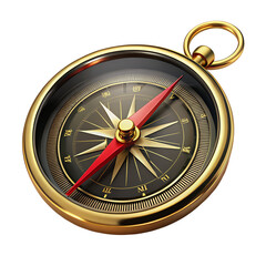 compass on transparent background