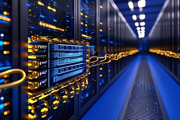 Secure Data Center Network Chain.