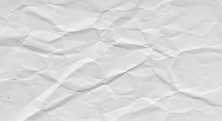 Fototapeta premium A texture of a crumpled white paper background