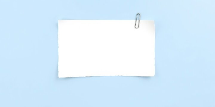 Blank Paperclip Mockup for Design Inspiration