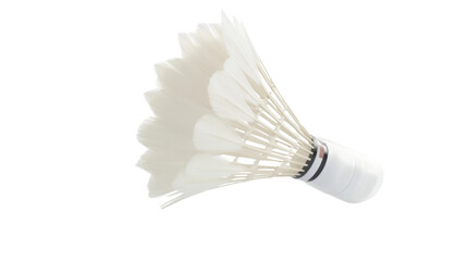 badminton shuttlecock on transparent background