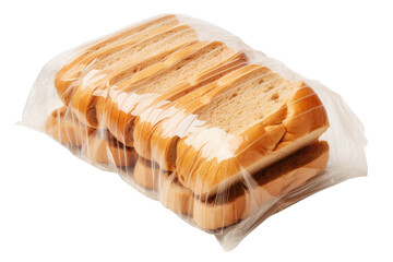Sliced Bread Packaging on transparent background