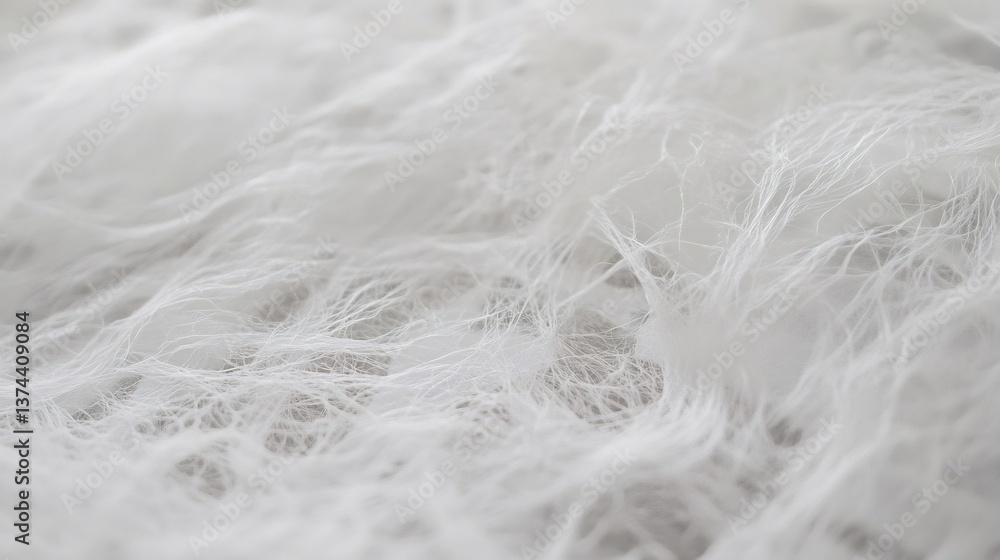 Poster handmade japanese paper texture showing ultra thin fibers creating a delicate and intricate pattern