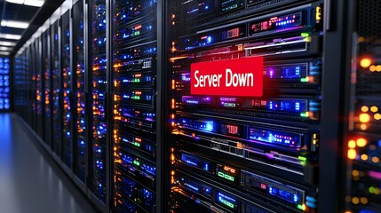 Server Room Down Message