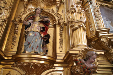 royal monastery (santa maria la real de las huelgas) near burgos in spain 