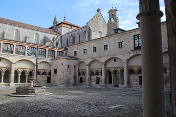 royal monastery (santa maria la real de las huelgas) near burgos in spain 
