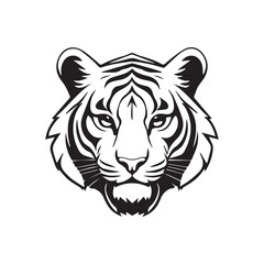 white tiger head