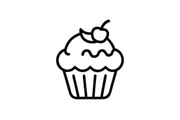 cupcake with cherry
