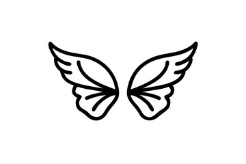butterfly silhouette vector