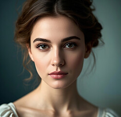 Naklejka premium Portrait of a woman.