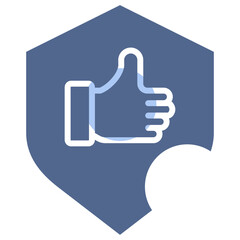 Reliability Flat Blue Icon