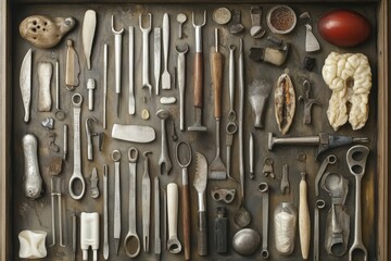 Geometrical patterns featuring autopsy tool.