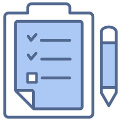 To Do List Blue Icon