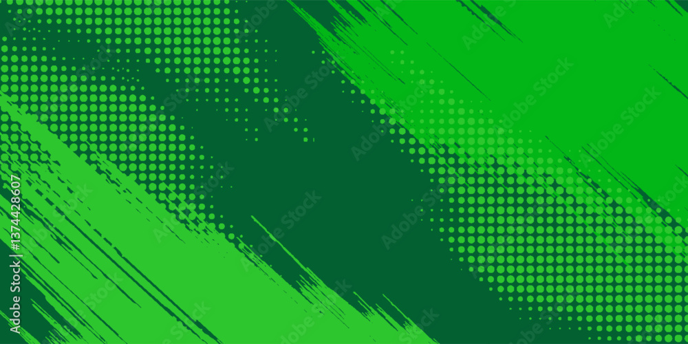 Aufkleber dots halftone yellow green color pattern gradient texture background.