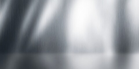 Obraz premium Shiny grainy silver gradient with steel gray tones, offering a blurry, matte bright grey abstract background with a sleek and modern finish.